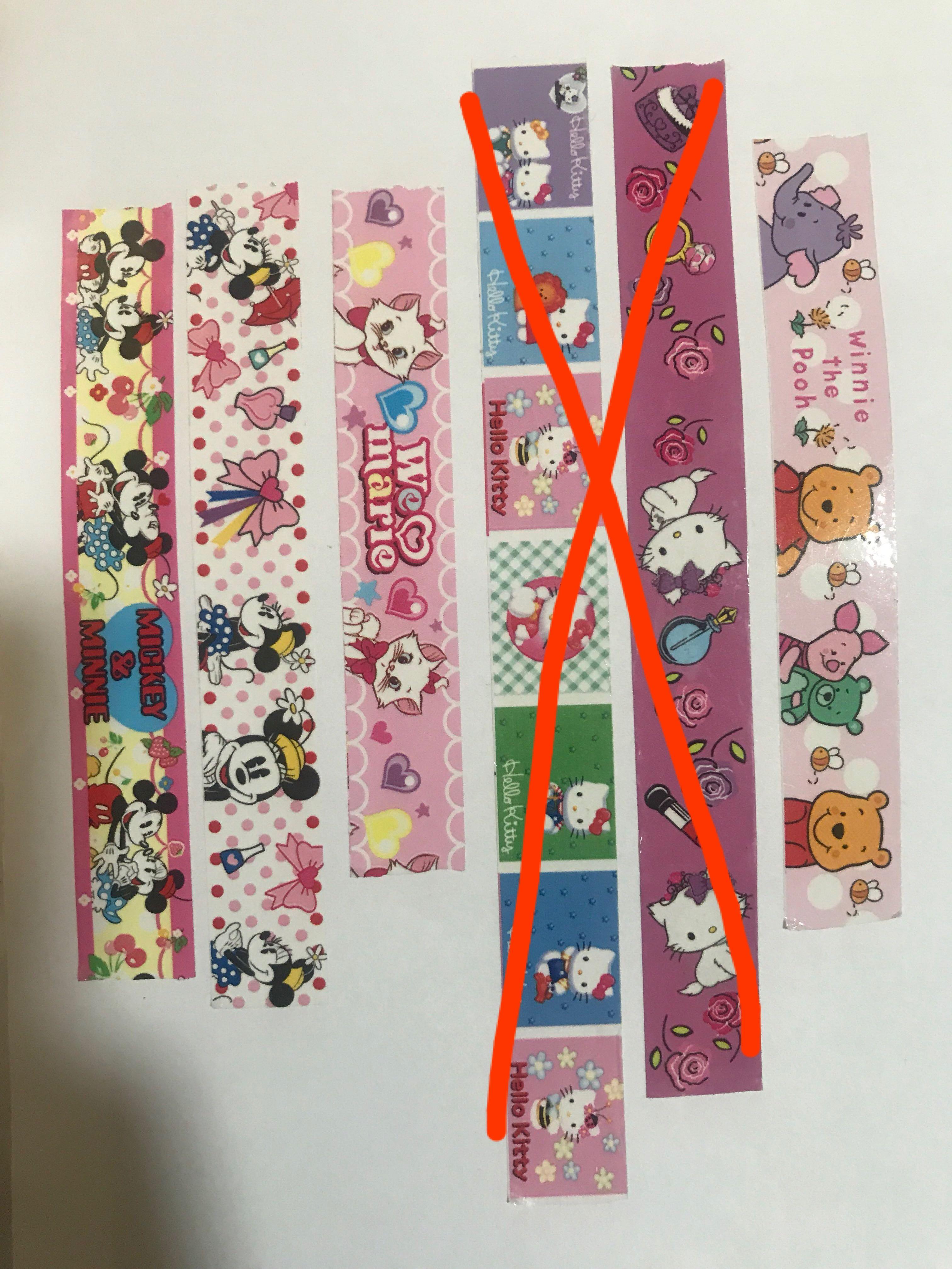 Disney Washi Tapes, Hobbies &amp; Toys, Stationery &amp; Craft, Craft Supplies ...