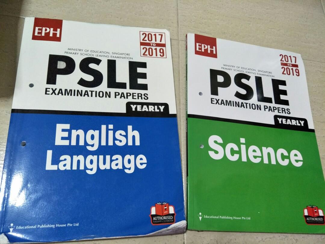 EPH PSLE Examination Papers Past Year Questions (20172019) English and