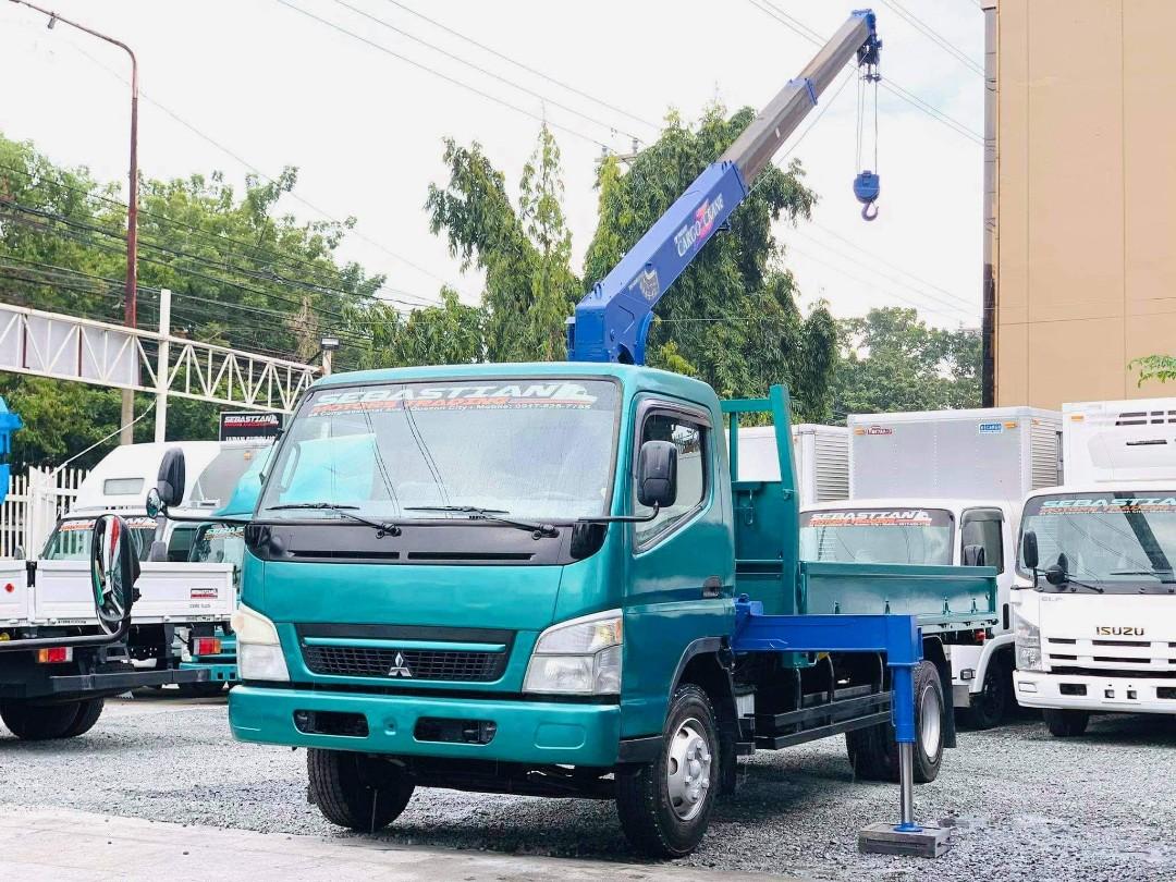 Fuso Canter Boom Truck 2.63T Tadano 3Section Crane Mwelye 6 Stud