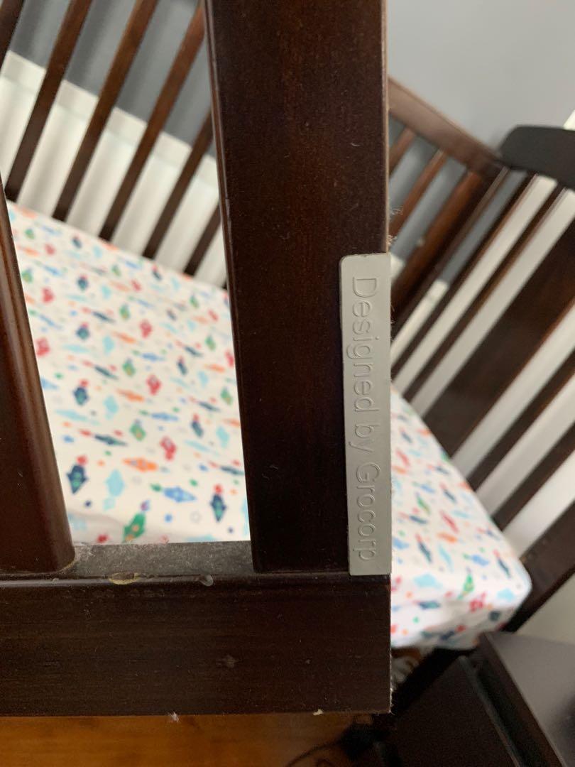 Grotime Baby Cot Mattress Babies Kids Baby Nursery Kids Furniture Cots Cribs on Carousell