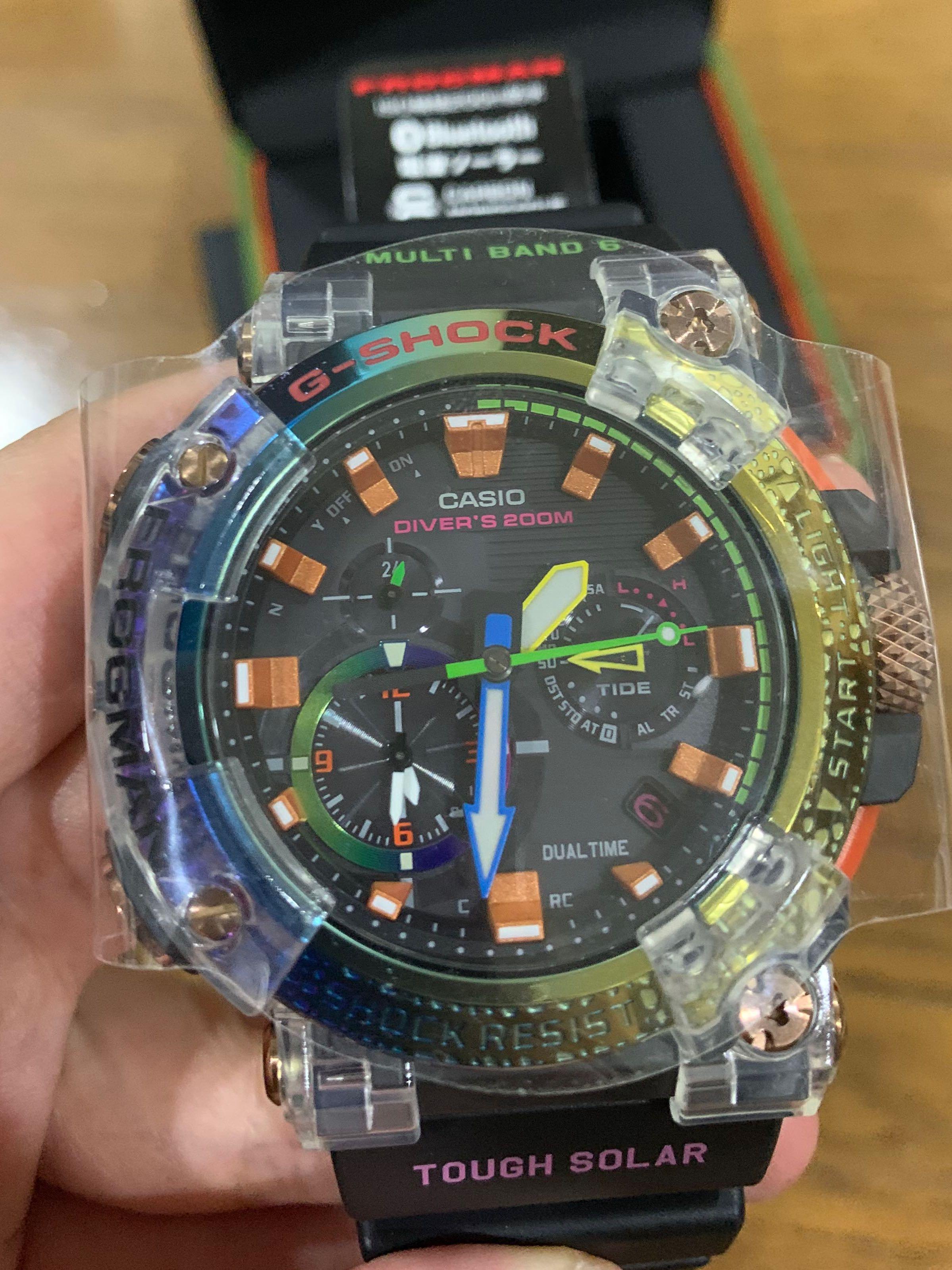 G shock frogman on sale rainbow