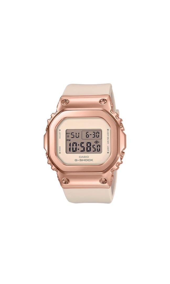Hot Item Ready Stock G Shock GM S5600 Rose Gold Bezel Blush Pink Mobile Phones Gadgets Wearables Smart Watches on Carousell