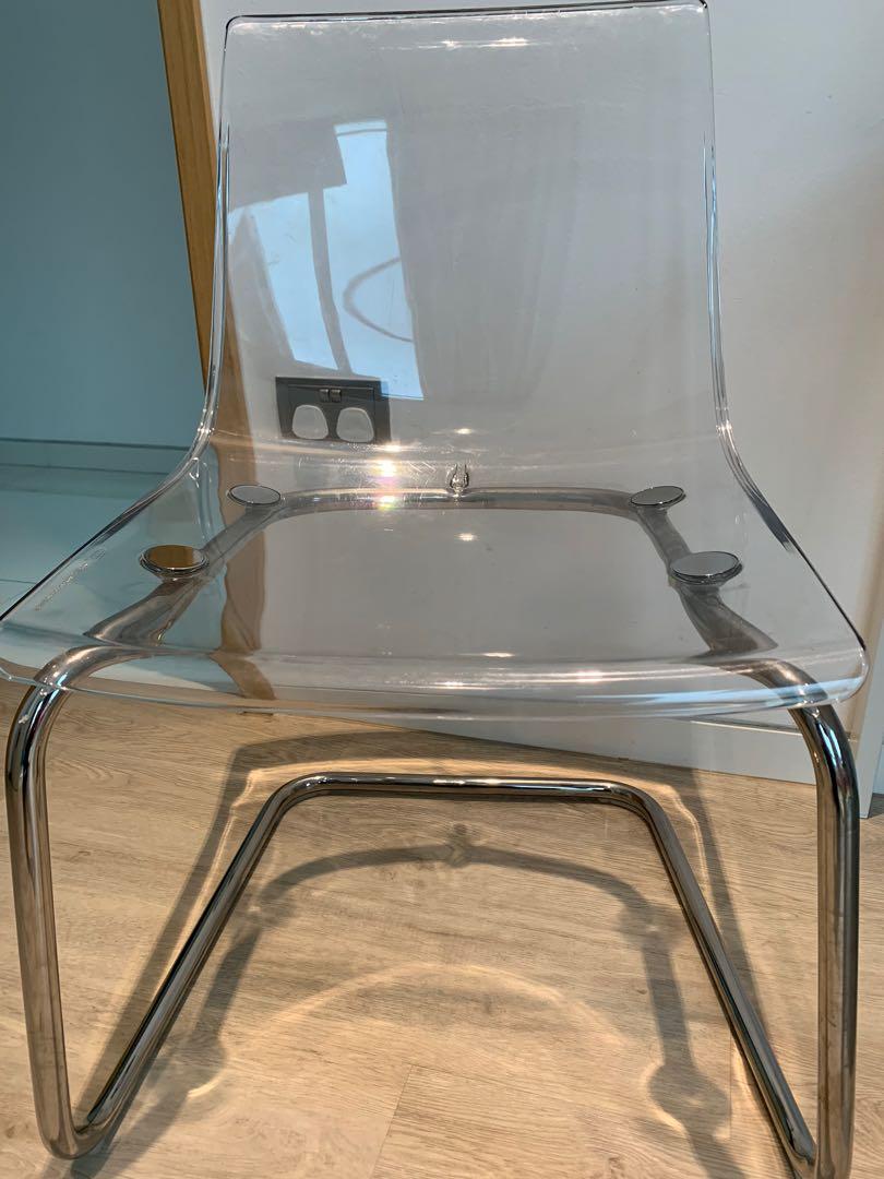 IKEA Tobias transparent chair Moving Sale