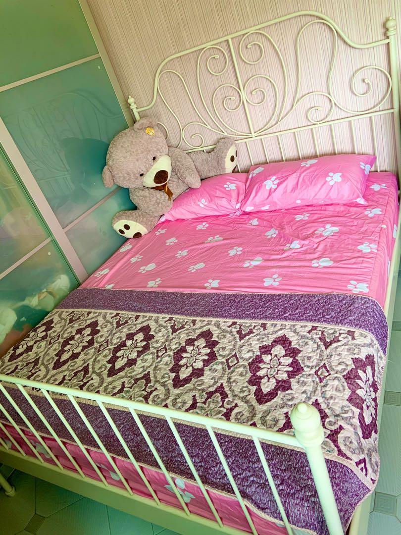 white princess bed frame
