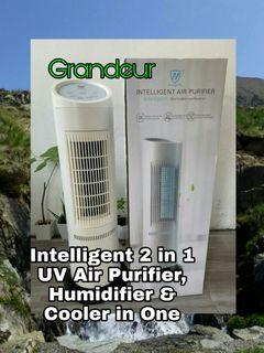 Intelligent 2 in 1 UV Air Purifier, Humidifier & Cooler in One