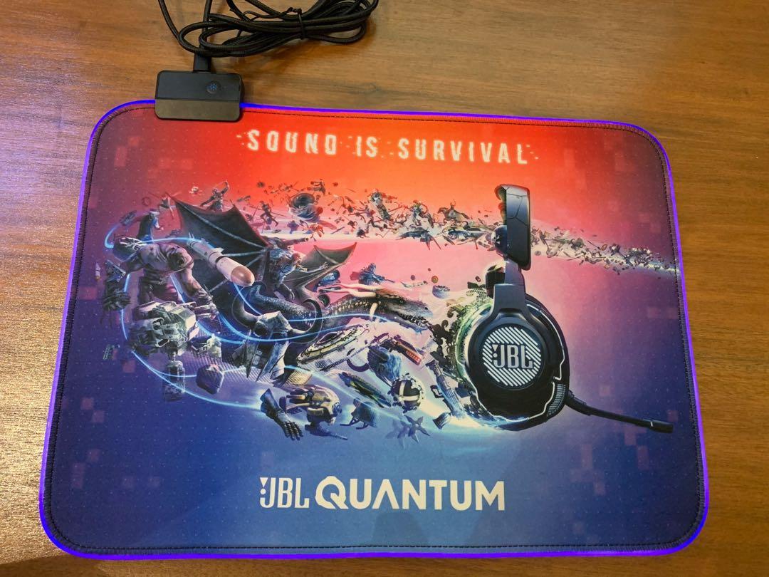 JBL Quantum RGB Mousepad (Category: Mouse & Mousepads) located in Quezon City. Submitted by at883 (Listing ID 1053871175, Image 2). Description: Original approximately 350mm x 250mm RGB functions: single color or multiple color settings USB Cable included Item out of box for demo only. .