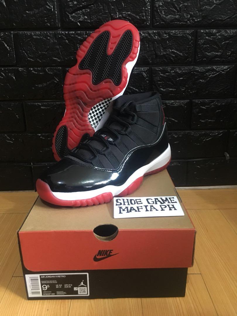 jordan 11 bred 2019 size 9.5