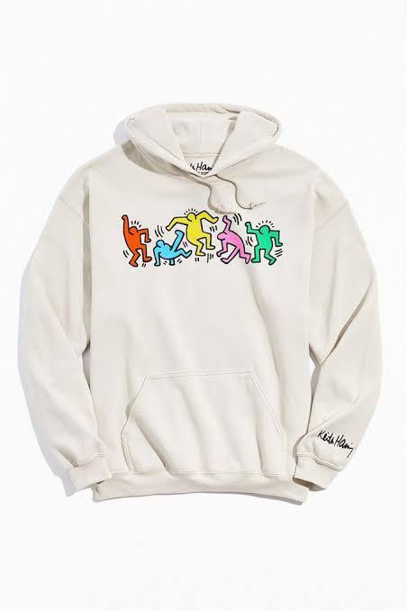 Keith Haring Hoodie Jacket, Men's 