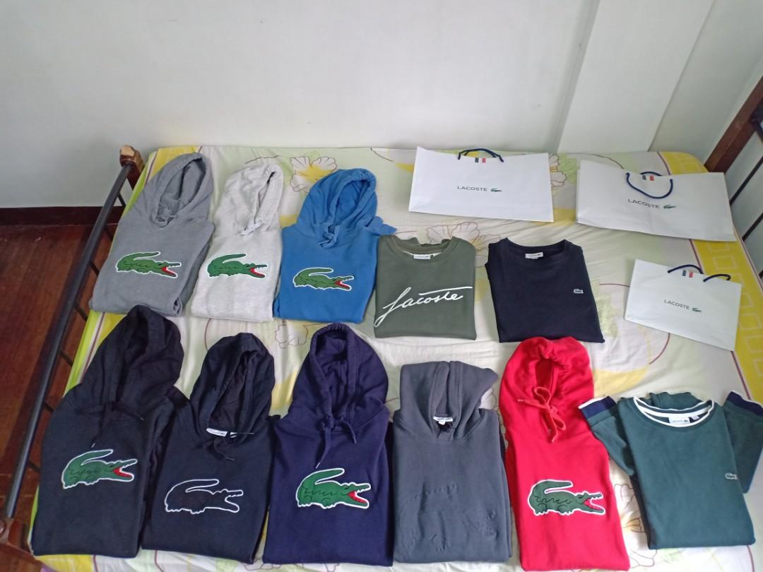 lacoste sweater big logo