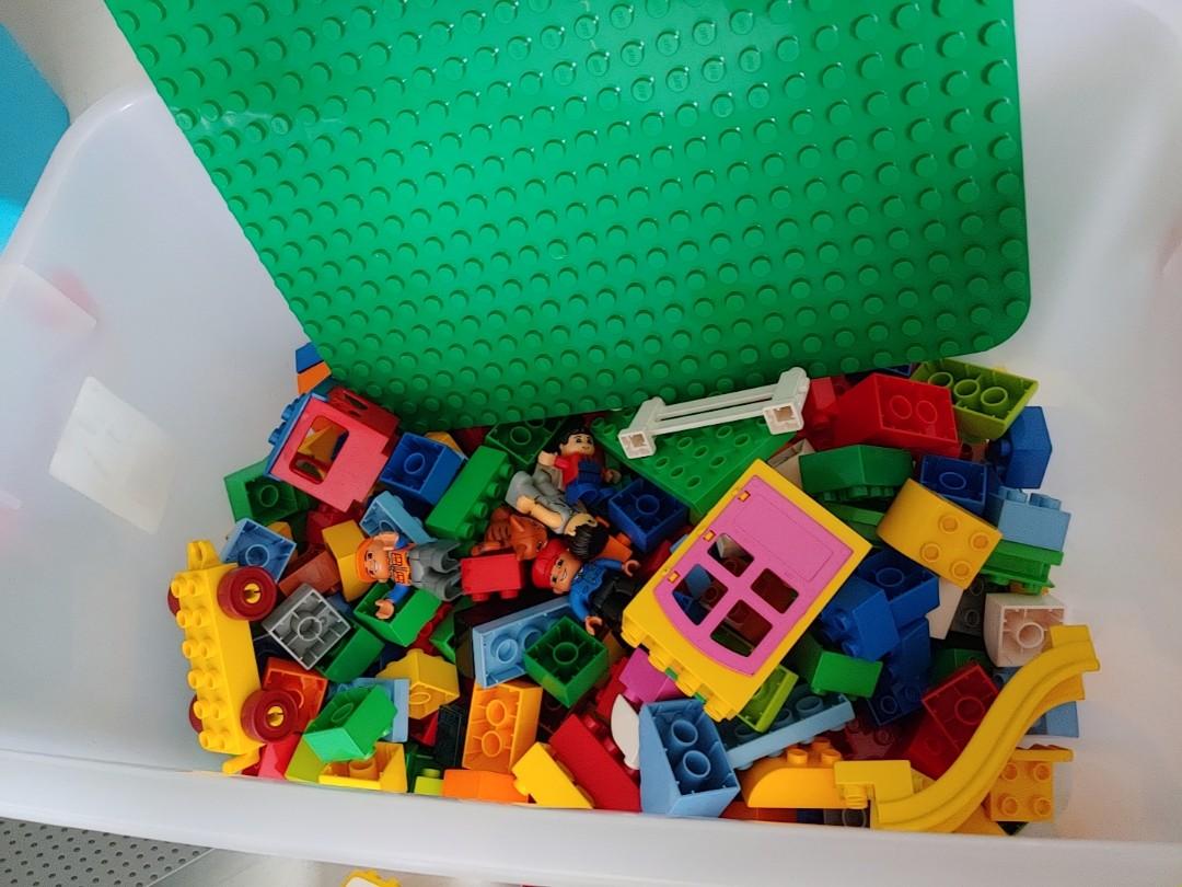lego duplo interlocking blocks