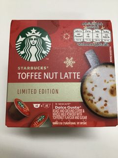 Starbucks® Toffee Nut Latte by NESCAFÉ® Dolce Gusto® 12 cápsulas