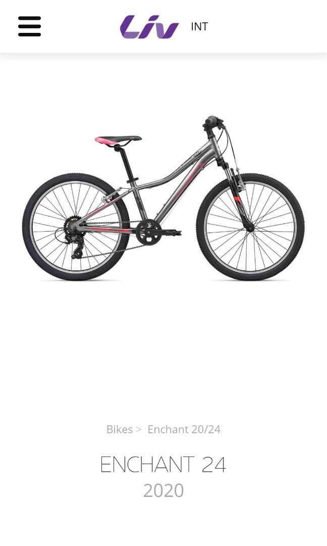Liv Giant Enchant 24 2020 Sports Equipment Bicycles Parts