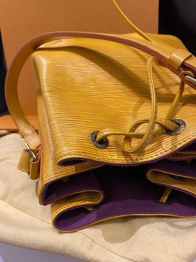 Louis Vuitton Yellow Epi Leather NeoNoe PM Bucket Bag – Votre Luxe