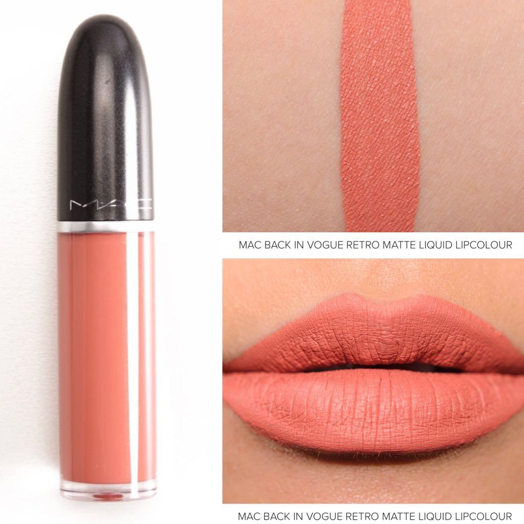Mac Cosmetics Liquid Lipstick - Back In Vogue, Beauty & Personal Care,  Face, Makeup On Carousell