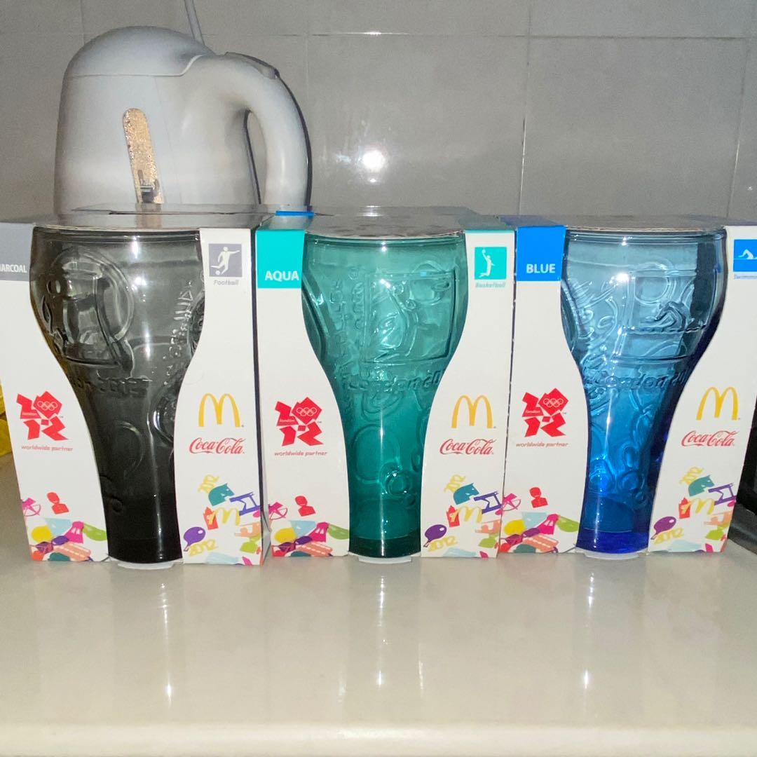 McDonalds olympics glasses, Furniture & Home Living, Kitchenware