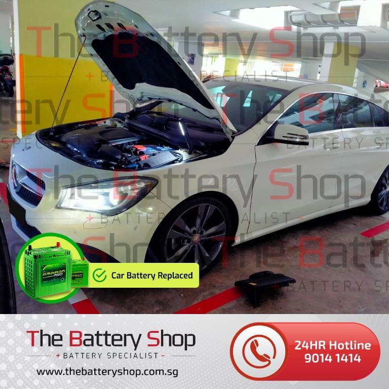 Mercedes Cla180 24hr Car Battery Replacement On Site Service Car Accessories Accessories On Carousell