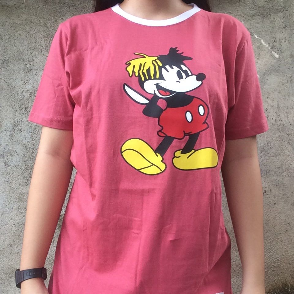Mickey Mouse Uniqlo Overrun Tshirt, Women's Fashion, Tops, Shirts