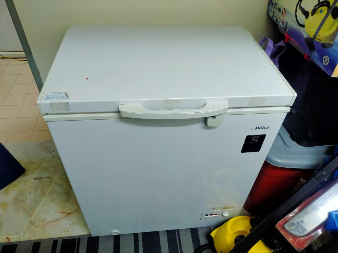 Midea Deep Freezer 142 Liter, TV & Home Appliances, Kitchen Appliances
