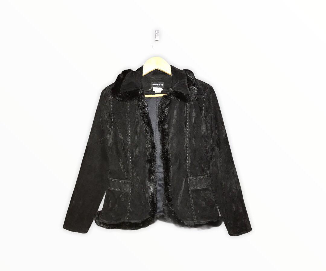 morgan de toi leather jacket