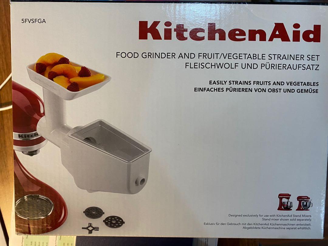 NEW Kitchenaid food grinder and fruit/veg strainer, TV & Home