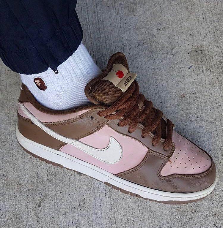 nike dunk stussy cherry