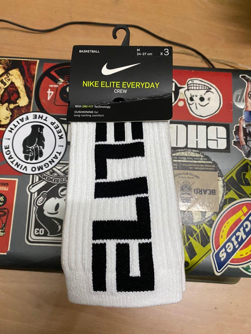 Nike Elite Socks, Men's Fashion, Activewear on Carousell