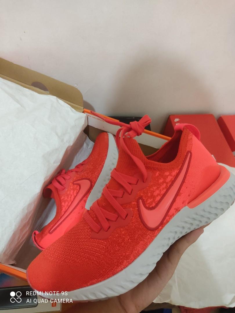 nike epic react flyknit 2 chile red