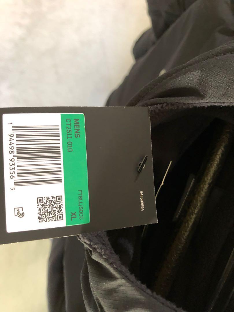 Nike F.C AWF Big Swoosh Jacket in Black 