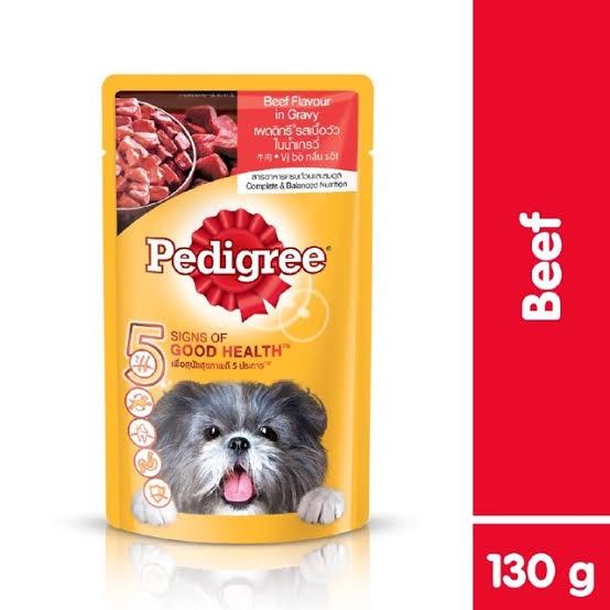 Pedigree beef best sale flavour in gravy