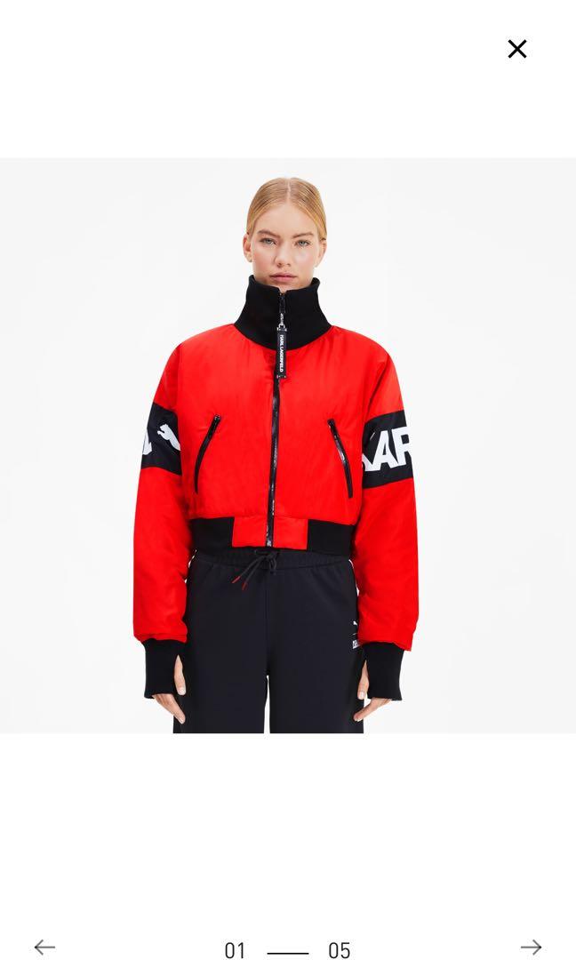 Puma x Karl Lagerfeld Bomber Women s Fashion Coats Jackets and Outerwear on Carousell