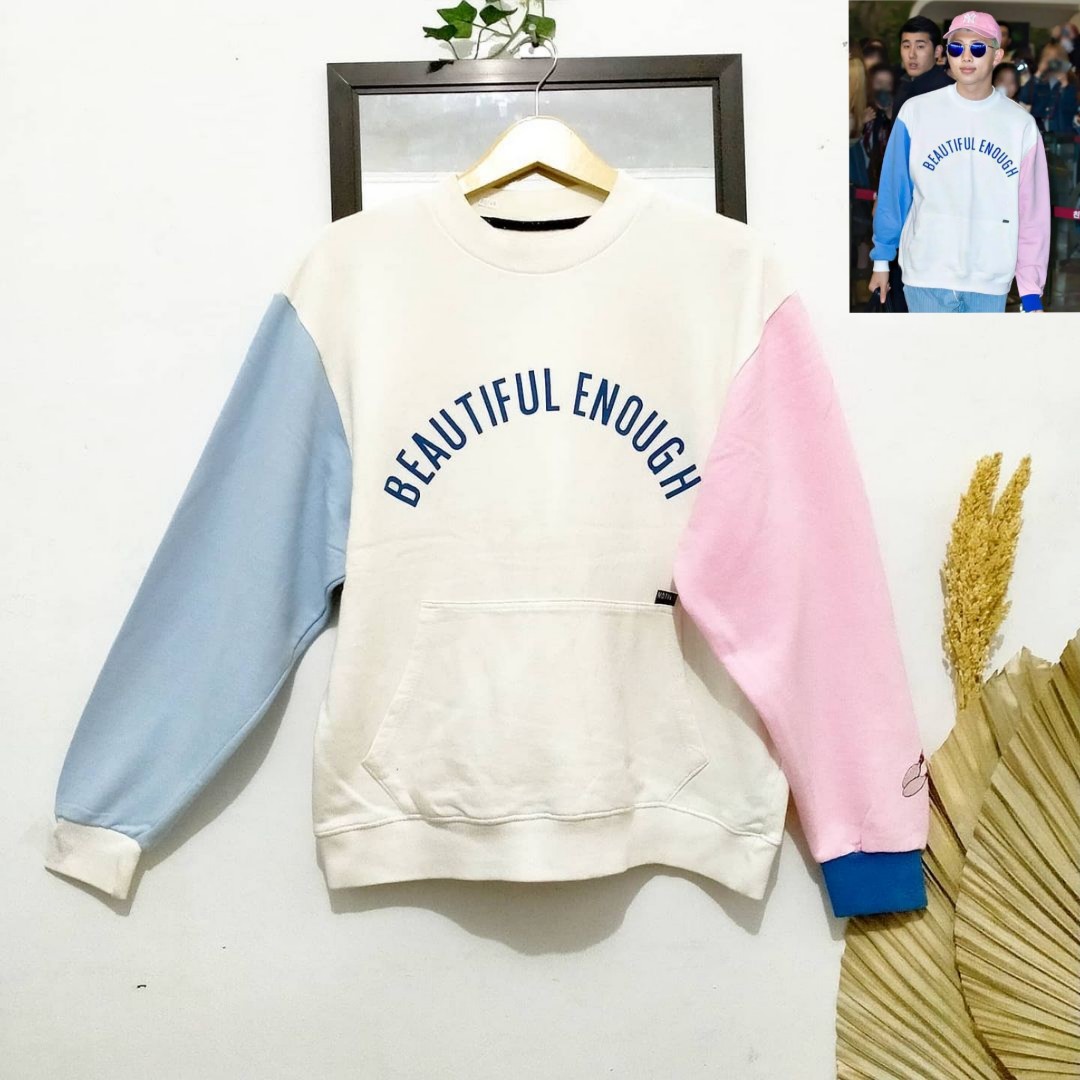 Rm Bts Motivestreet Beutiful Enough Original Fesyen Wanita Pakaian Wanita Baju Luaran Di Carousell