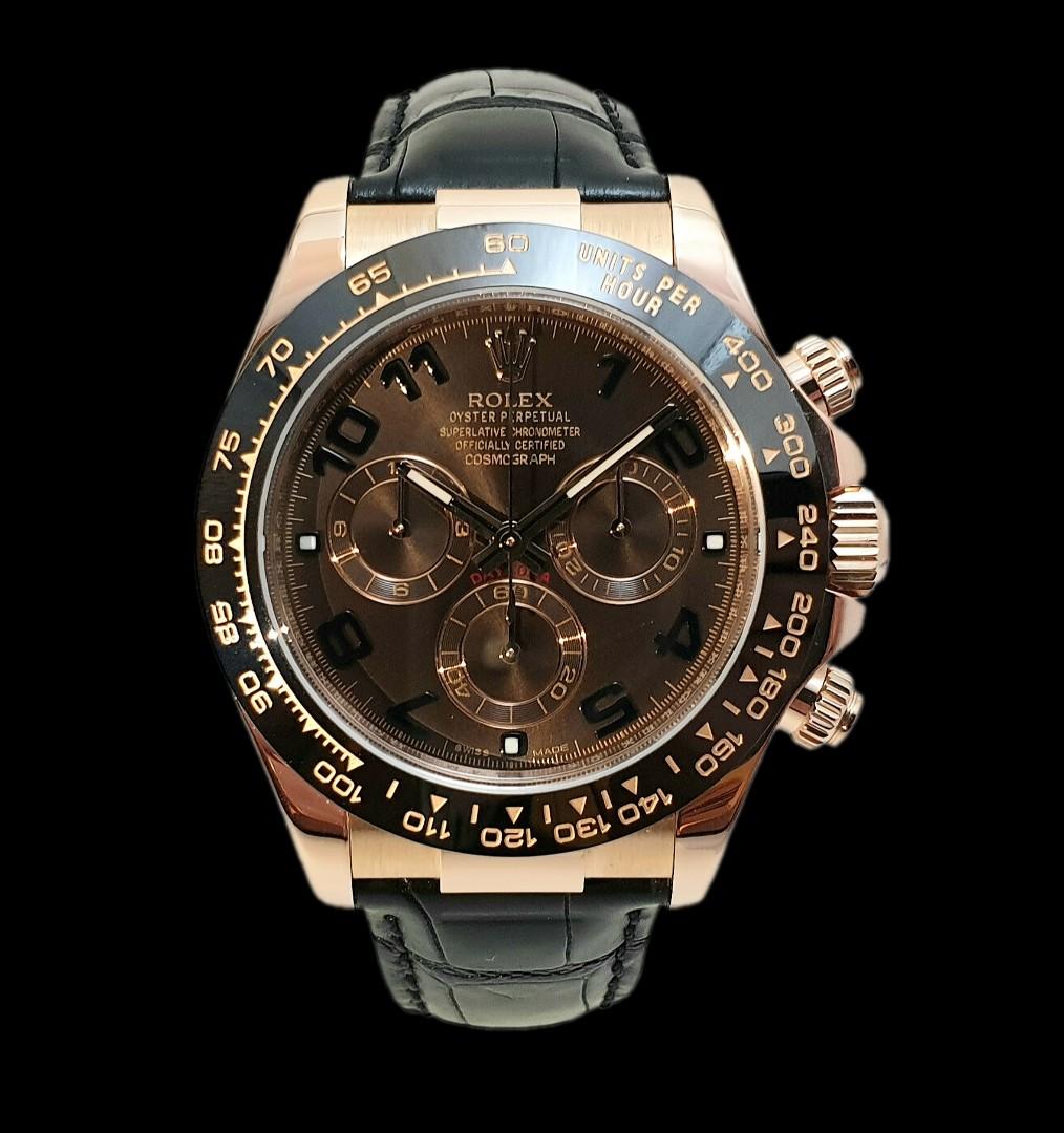 rolex daytona rose gold ceramic bezel
