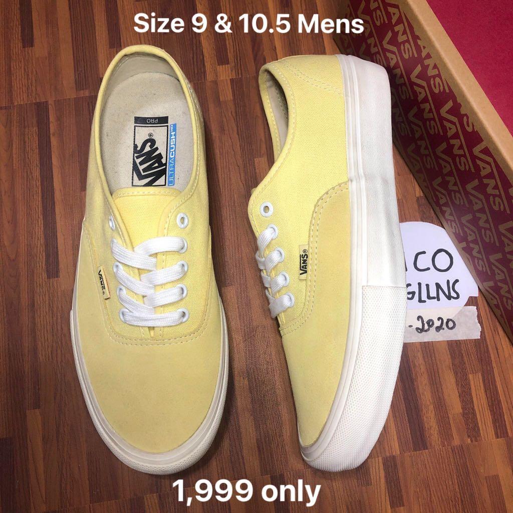 vans authentic pro pale banana