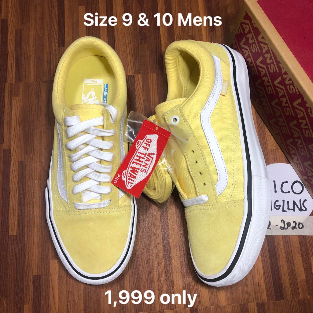 RUSH Vans Oldskool Pro Pale Banana Men s Fashion Footwear