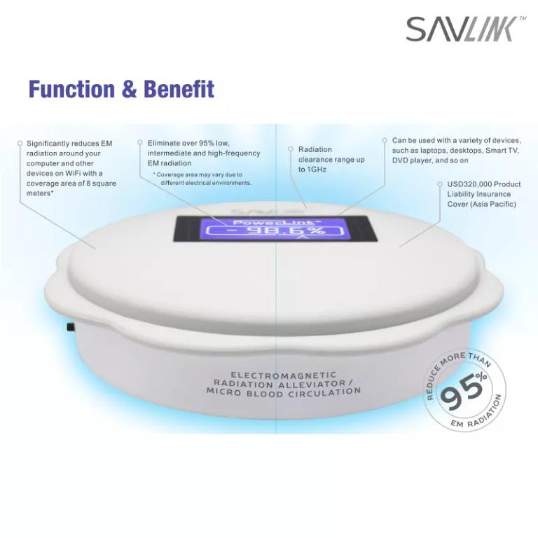 Savlink Electromagnetic Radiation Alleviator Reducer, TV & Home ...