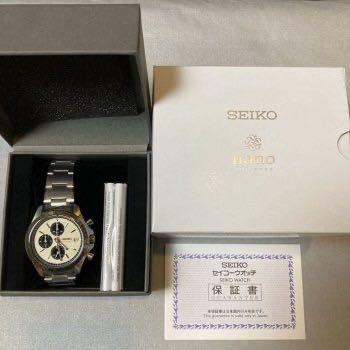 Seiko SZSJ006 Panda Chronograph Men s Fashion Watches Accessories Watches on Carousell