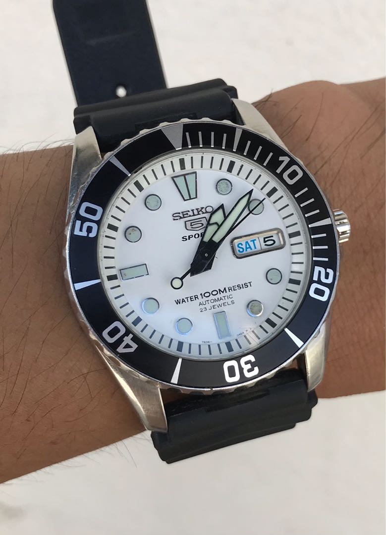 Seiko White Sea Urchin (rare), Men's Fashion, Watches & Accessories,  Watches on Carousell