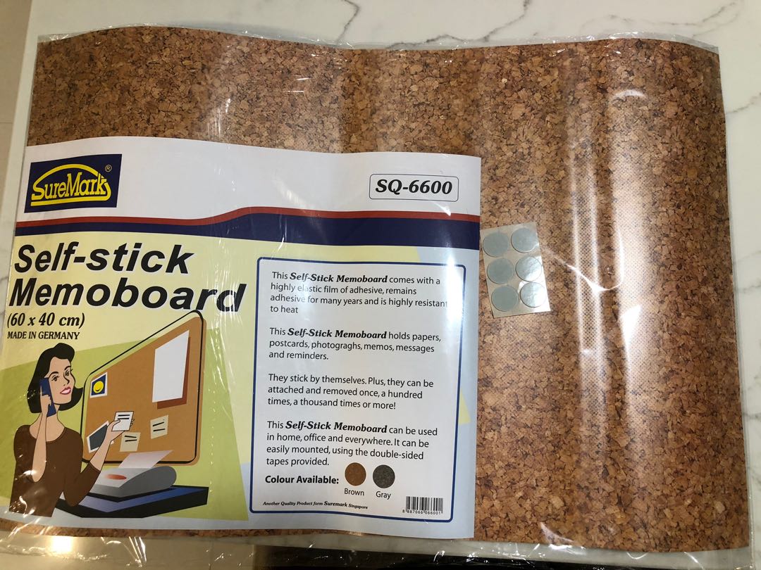 Selfstick memo board, Hobbies & Toys, Stationery & Craft, Stationery