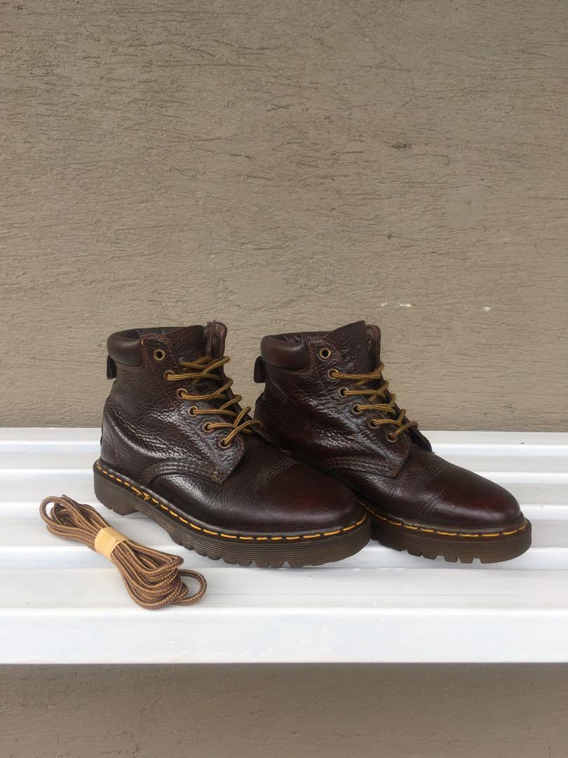 red leather timberlands