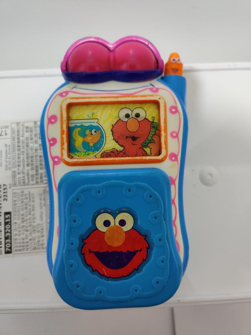 Sesame Street Elmo's World Animated Talking Flip Cell Phone Mattel 2002 ...