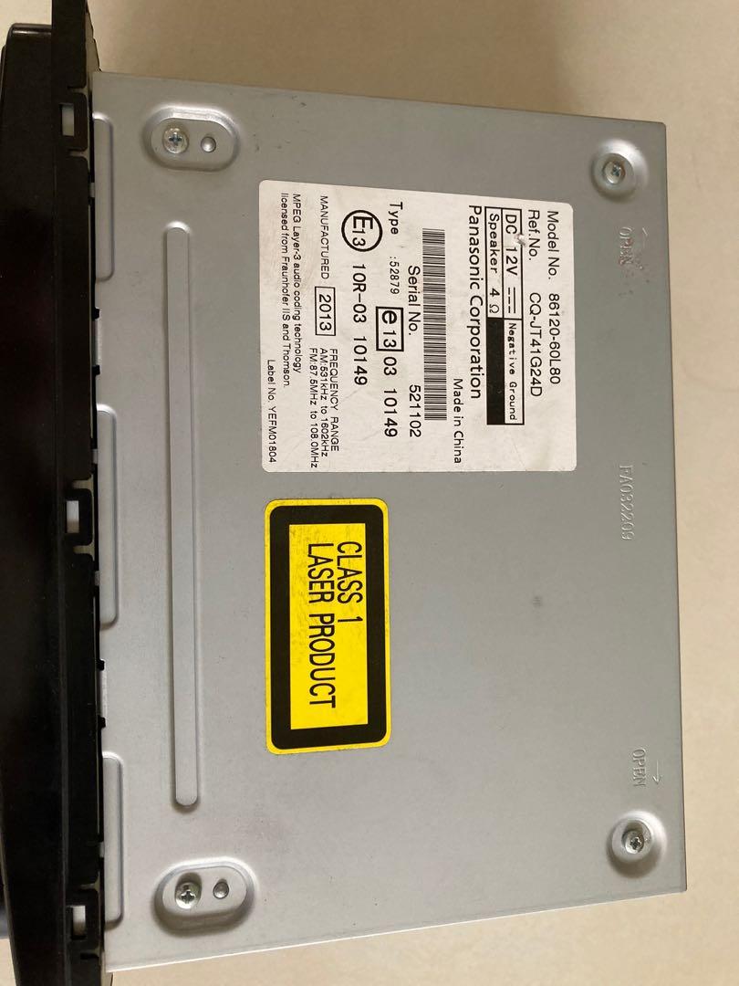 Toyota land cruiser head unit, Car Parts & Accessories, Audio, Video