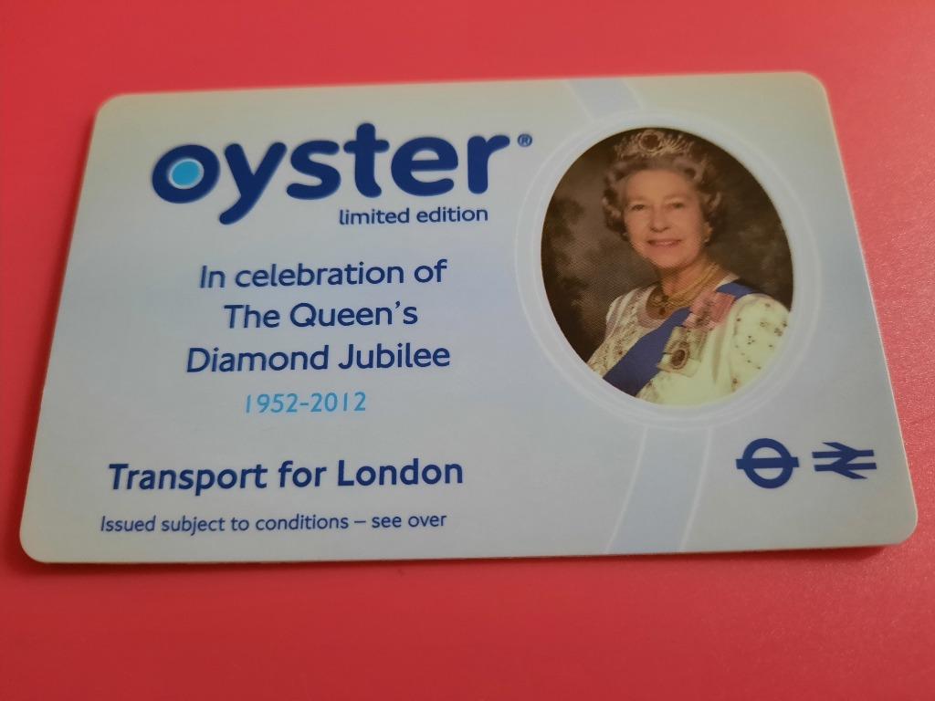 UK Oyster Card The Queen's Diamond Jubilee Edition, ,  & - Carousell