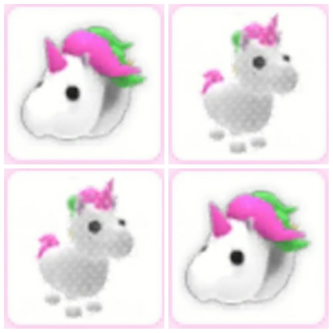 Unicorn Leash Plush Adopt Me Pet Roblox Video Gaming Gaming Accessories Game Gift Cards Accounts On Carousell - roblox adopt me unicorn stuffed animal