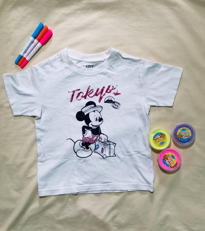 Uniqlo Disney Collection Tokyo Mickey Kids T Shirt Babies Kids Babies Kids Fashion On Carousell