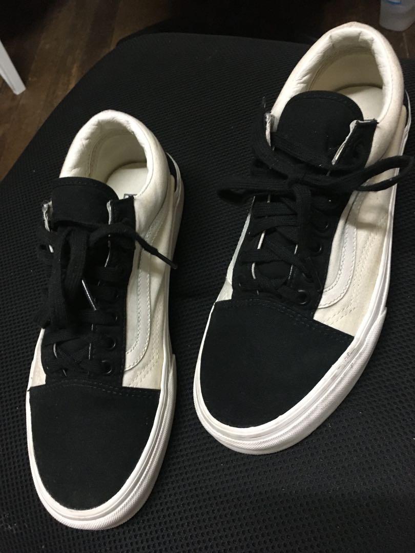 vans old skool black bone