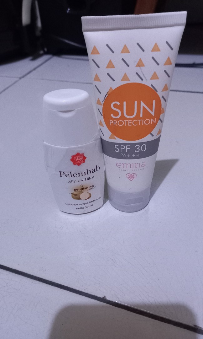 Viva Moisturizer & Sunscreen Emina, Kesehatan & Kecantikan, Rias Wajah