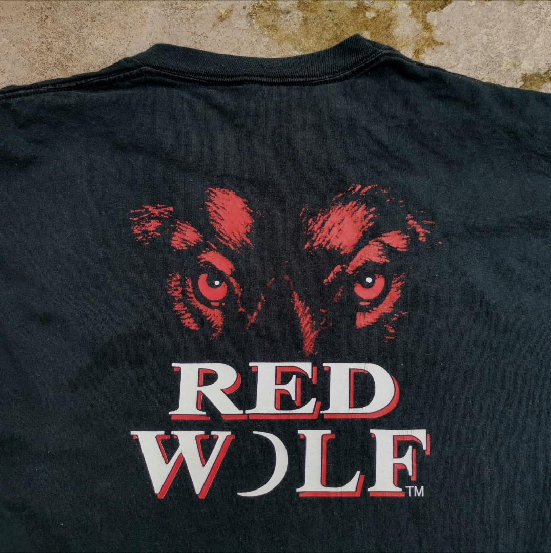 Red wolf t deals shirt