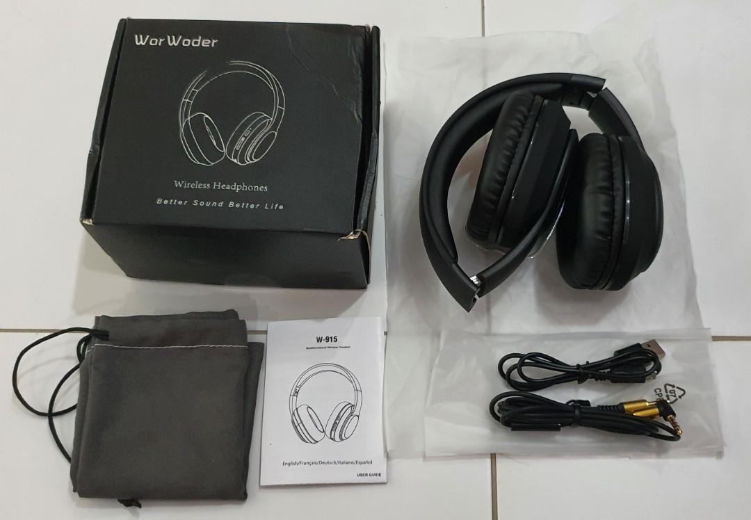 worwoder wireless headphones