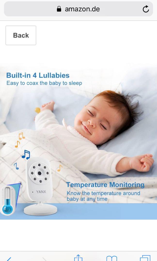 Yanx sales baby monitor
