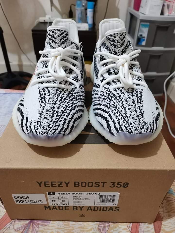 yeezy zebra size 13